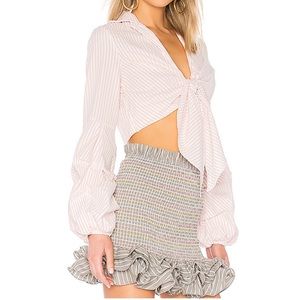 Peterson top in rose. Size small